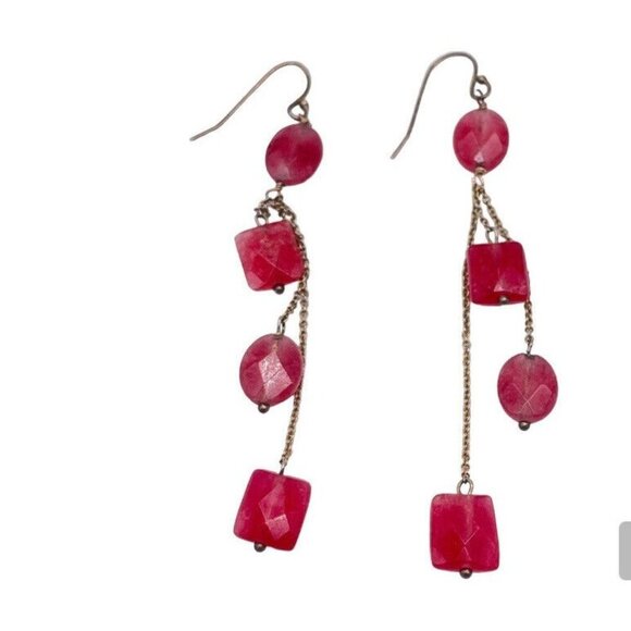 Drop Dangle Multi gemstone Earrings - Picture 1 of 4